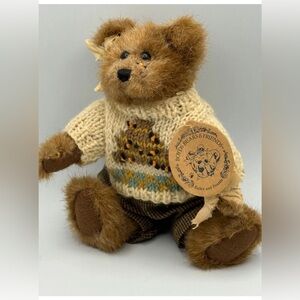 Boyd's Bears Stuffed Edmund T. Bear Beehive Sweater with Beehive 9175 w/ Tags